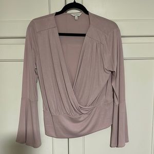 Lucky brand blouse- bell sleeves flowy arms